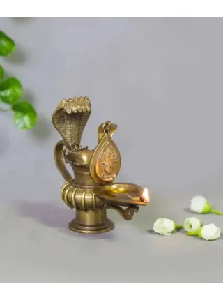 Лампа Линга Бхайрави с ложкой, Иша Лайф; Linga Bhairavi Lamp with Spoon, Isha Life